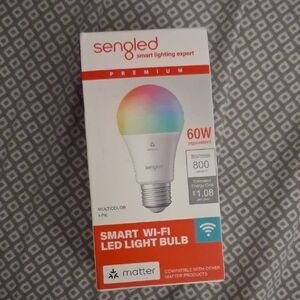 Smart Wi‑Fi Multicolor LED Light Bulb - White
